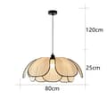 Miniatyrbillede 2 af 2: Petal LED Kranse, Justerbar Højde, Energi Effektiv Belysning,3 Farveskift, D80cm H25cm