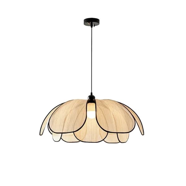 Petal LED-krona, justerbar höjd, energieffektiv belysning,Varm vit, D80cm H25cm