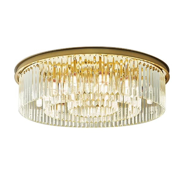 Modern Krona, Elegant Design, Hög Ljusutgång,M, Gul, Varm Vit
