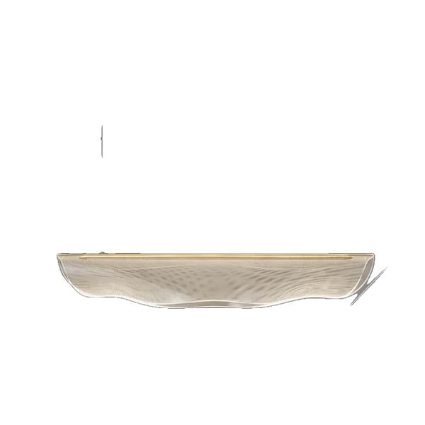 Moderne LED Akryl Lysekrone, Stilfuldt Design, Forskellige Størrelser Tilgængelige,B stil-L120cm, Tricolor dæmpning