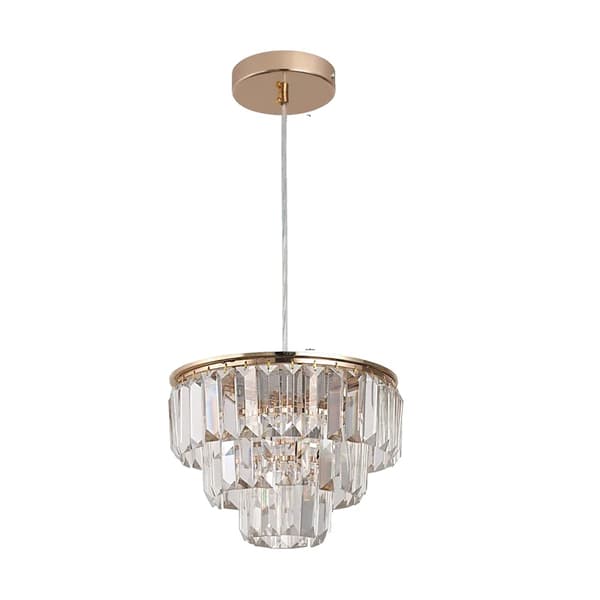 K9 Krystal Lysekrone, Moderne Stil, 25 cm Diameter,ændrebar, Dia25cm