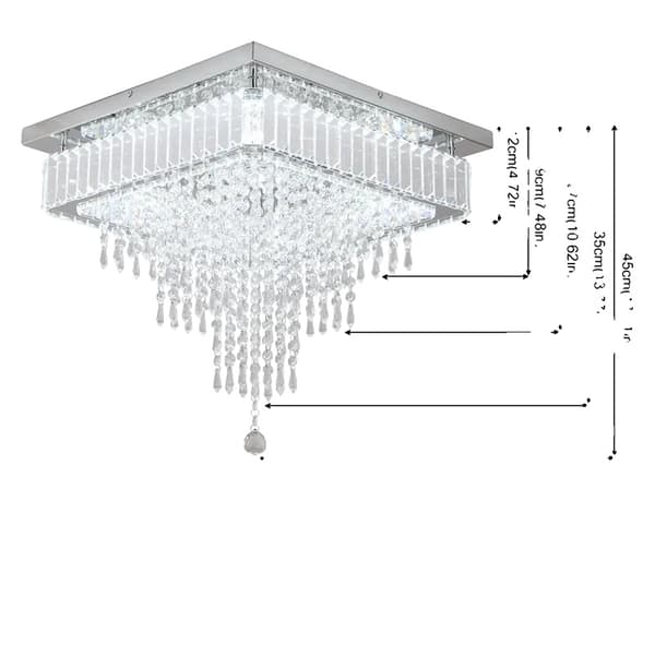 Modern minimalist taklampa, dimbar LED-takljus, finns i storlekarna 45 cm och 50 cm,Dia45cm, Varm Vit