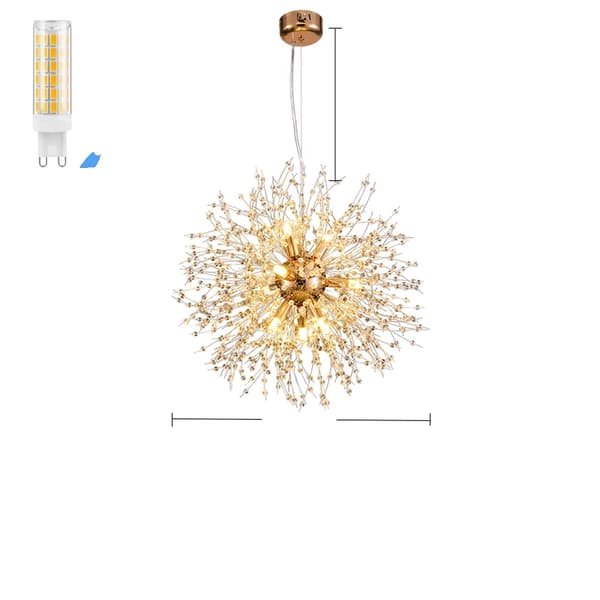 Modern Kandelaber, Justerbar Längd, Tre Färgtemperaturer,Guld, 3 Färger Dimming
