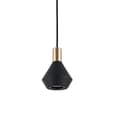 Miniatyrbild 2 av 2: Nordiska Pendellampor, Nutida Design, Energibesparande LED,D10xH14cm svart, Varm vit