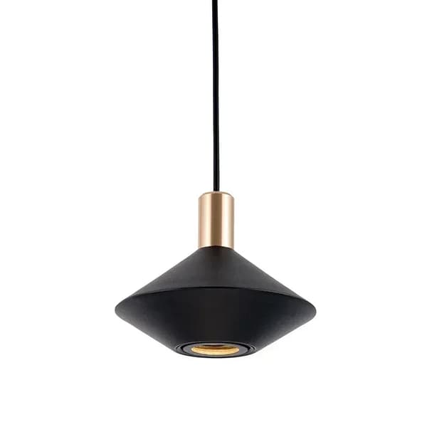 Nordiska Pendellampor, Nutida Design, Energibesparande LED,Varm Vit, D17xH14cm Svart
