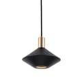 Miniatyrbild 2 av 2: Nordiska Pendellampor, Nutida Design, Energibesparande LED,Varm Vit, D17xH14cm Svart