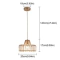 Miniatyrbillede 2 af 2: Krystal Pendellampe, Moderne Stil, Egnet til 3-5 Kvadratmeter,En stil Guld