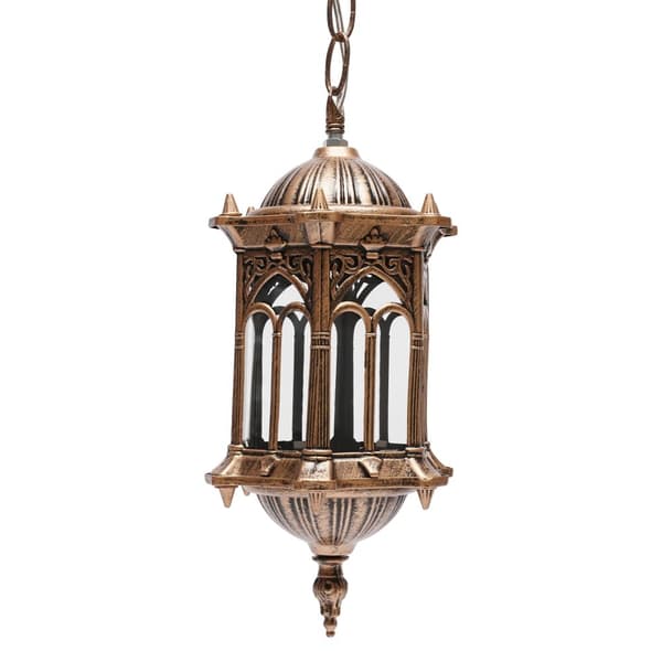 Utomhus Hängande Lampa, Vattentålig Design, Elegant Finish,Brons