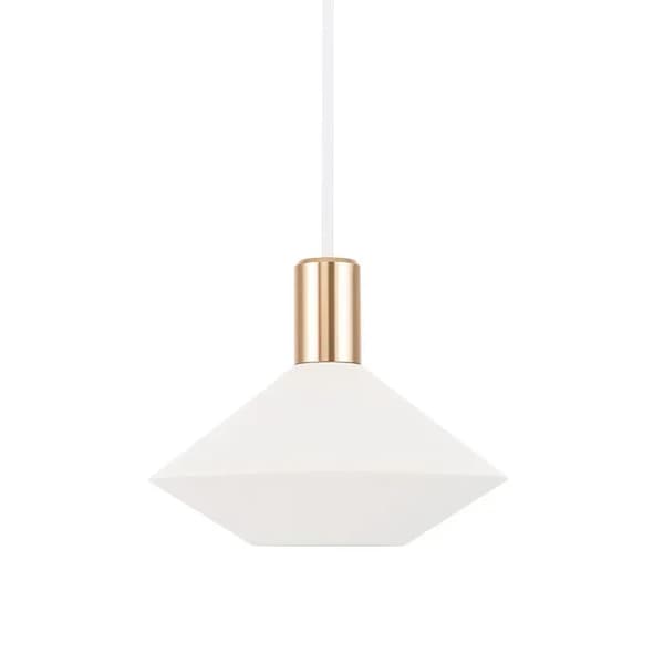 Nordiska Pendellampor, Nutida Design, Energibesparande LED,Varm Vit, D17xH14cm Vit