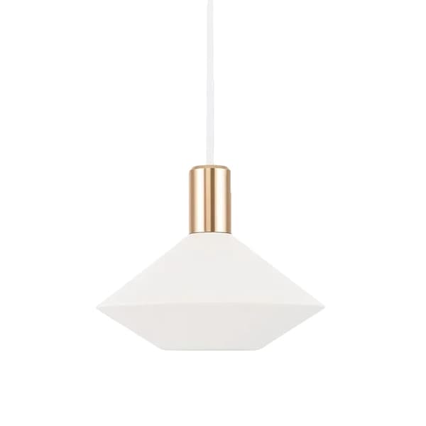 Nordiska Pendellampor, Nutida Design, Energibesparande LED,Varm Vit, D17xH14cm Vit