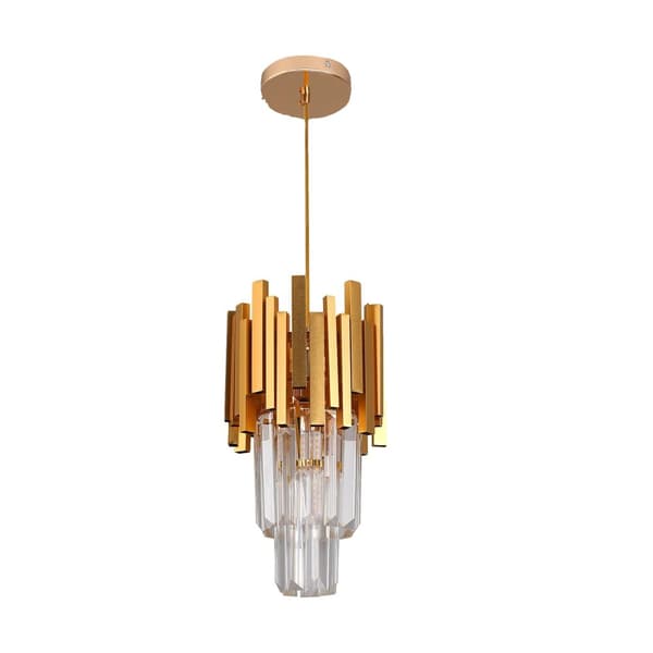 Modern taklampa, energieffektiv, dimbar funktionalitet,16 cm guld