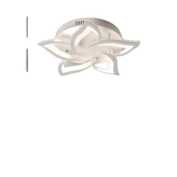 LED-kattovalaisin, eri kokoja (5-35 m²), kylmä/kuuma/luonnollinen valkoinen, himmennettävä,Sovellus RC himmennettävä, valkoinen 5 valoa