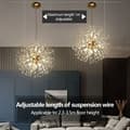 Miniatyrbild 3 av 4: Modern Krona, Justerbar Tre-Färgs Belysning, Infälld Design