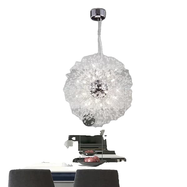 Modern Krona, Justerbar Tre-Färgs Belysning, Infälld Design