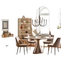 Miniatyrbillede 1 af 2: LED Kranse, Justerbar Højde, 30W/45W Muligheder,sort 9 hoved, varmt lys