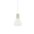 Miniatyrbild 2 av 2: Nordiska Pendellampor, Nutida Design, Energibesparande LED,Varm Vit, D10xH14cm Vit