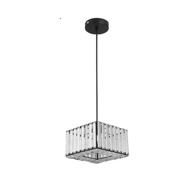 Justerbar höjd, modern kristalldesign,Hängande Svart