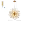 Miniatyrbillede 1 af 2: Loftkronelyse, 72W effekt, justerbar højde,220V, Guld