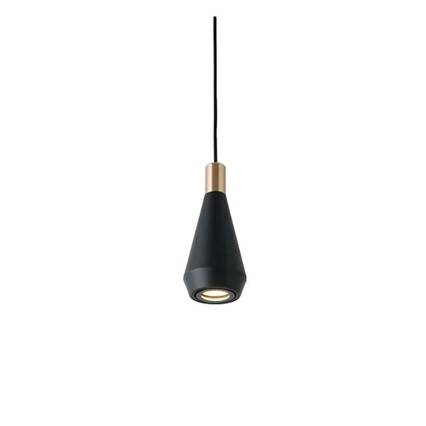 Nordiska Pendellampor, Nutida Design, Energibesparande LED,Varm Vit, D9xH21cm Svart