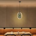 Miniatyrbild 4 av 4: LED 3D Fyrverkeri Kandelaber, Justerbar Upphängningskabel, Flerfärgad Glasdesign, Lämplig för Olika Rum
