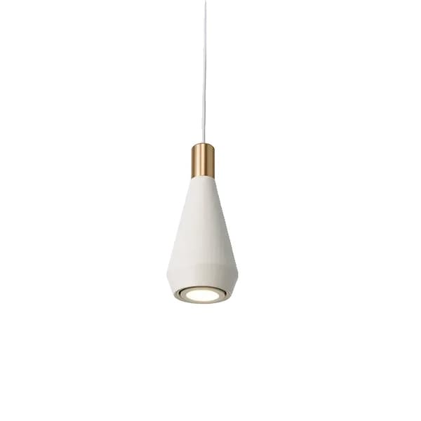 Nordiska Pendellampor, Nutida Design, Energibesparande LED,D9xH21cm Vit, Varm Vit