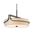 Miniatyrbild 1 av 2: Krona, Modern Stil, Tygskärm, Semiflush Montering,Varmt ljus, Diameter-60CM, C