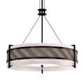Miniatyrbild 2 av 2: Krona, Modern Stil, Tygskärm, Semiflush Montering,Varmt ljus, B, Diameter-60CM