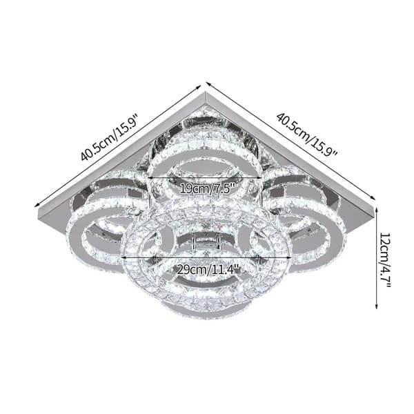Taklampa, Modern stil, LED-lampor, 36W,D40.5CM, RC dimbar