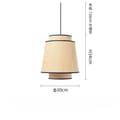 Miniatyrbild 2 av 2: Modern hängande kristallkrona, japansk stil, varmt ljus,varmt ljus, B30-34cm