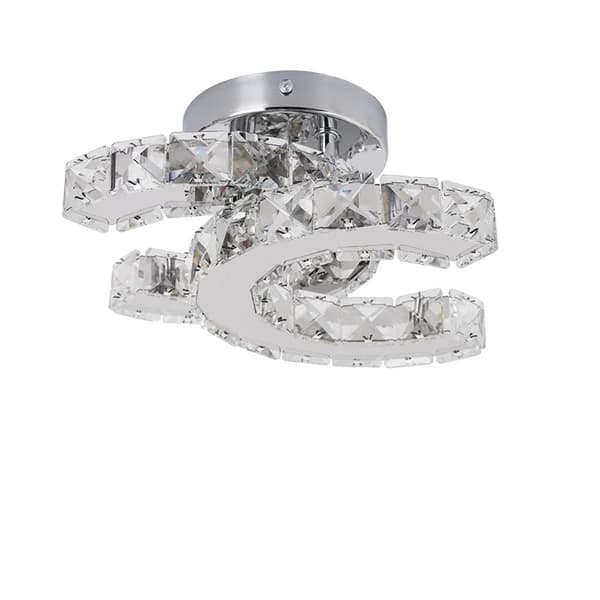 Moderne Krystal Loftlampe, Energibesparende, Allsidig Belysning, Holdbart Materiale,variantEn variant, Varm Hvid