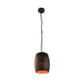 Pikkukuva 1 / 2: Puinen kattovalaisin, maalaistyyli, E27 Max 40W,D25cm K30cm S
