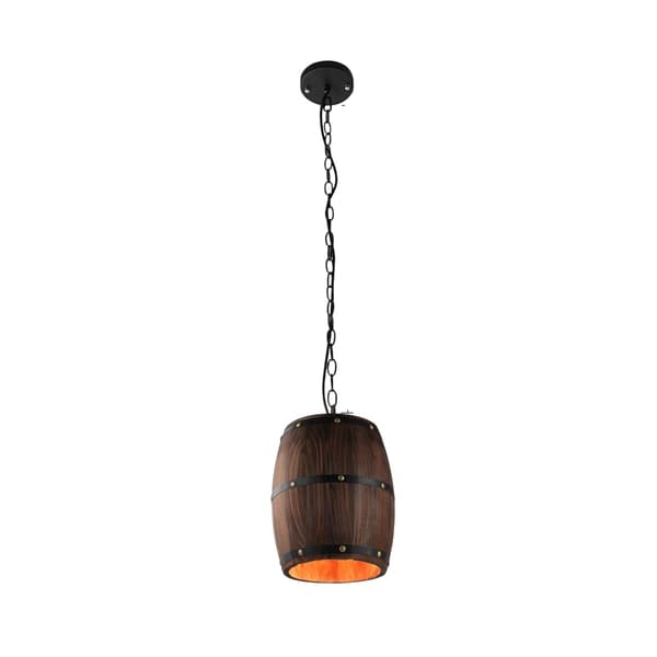 Puinen kattovalaisin, maalaistyyli, E27 Max 40W,D25cm K30cm S