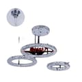 Miniatyrbild 1 av 2: Taklampa, kristall design, LED-belysning, 345 ring, Kallvit
