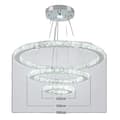 Miniatyrbild 1 av 2: Kristallkrona, Modern Design, LED-belysning, Typ D 60x40x20cm, Kallvit