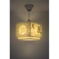 Miniatyrbild 3 av 4: Dalber - Barnhängande lampa - God natt - Ugglamotiv, L 24 cm, H 21,5 cm, Brun