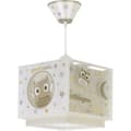 Miniatyrbild 2 av 4: Dalber - Barnhängande lampa - God natt - Ugglamotiv, L 24 cm, H 21,5 cm, Brun