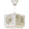 Miniatyrbild 1 av 4: Dalber - Barnhängande lampa - God natt - Ugglamotiv, L 24 cm, H 21,5 cm, Brun
