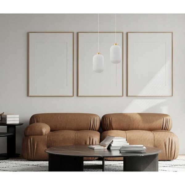 Lustre - upphängning Italux Hänslampa Lindo PND-52636-1-GD 1x40 W E27 vit/guld