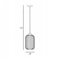 Miniatyrbild 2 av 3: Lustre - upphängning Italux Hänslampa Lindo PND-52636-1-GD 1x40 W E27 vit/guld