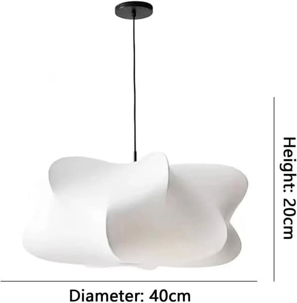 Krona, Silke och Järn, Snöre Pendel, E27 Ljuskälla,D40-H20cm, Utan E27-lampa