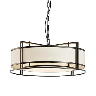 Krona, Modern Stil, Tygskärm, Semiflush Montering,F, Varmt ljus, Diameter-60CM