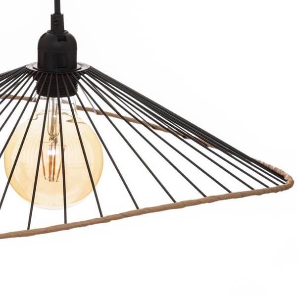 "Alara" taklampa - svart - trådad metall D45 cm - Svart - Atmosphera inredningsarkitekt