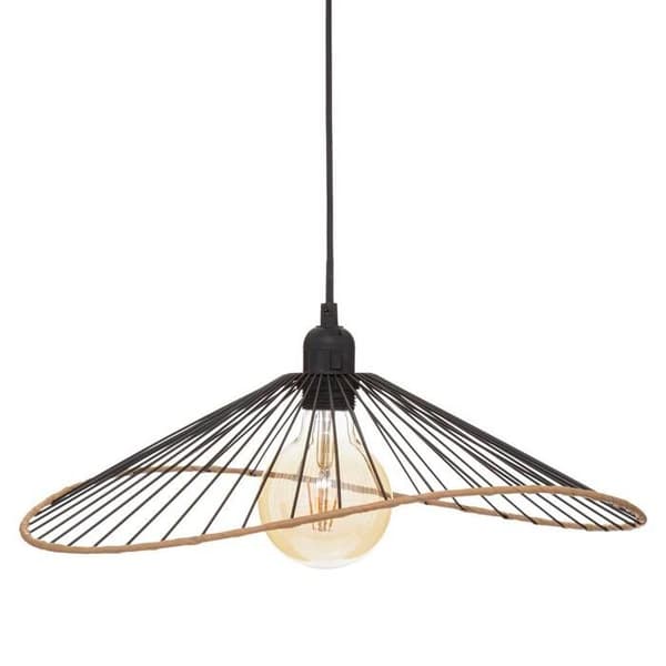 "Alara" taklampa - svart - trådad metall D45 cm - Svart - Atmosphera inredningsarkitekt