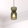 Miniatyrbild 6 av 6: Suspension glas "Ancel" grön D14cm - Atmosphera inredningsdesigner - Grön