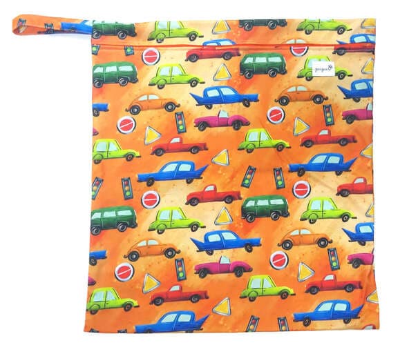 LARGE CARS pusletaske 50x55cm