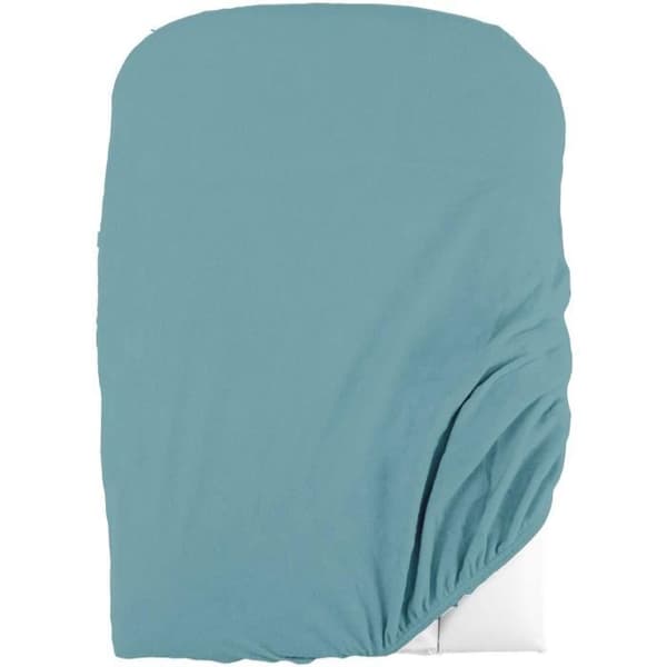 Domiva Set med 2 skötunderlägg - 50 x 75 cm - Polybomullssvamp - Vit/Nil