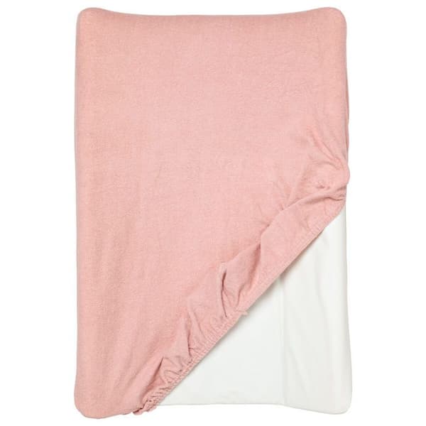 Elastiskt skötunderlägg - BABYCALIN - Rosa - 50x71cm - Svamp 80% bomull 20% polyester