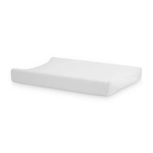 Skötunderläggsöverdrag - JOLLEIN - Vit svamp - 100% bomull - 50x70 cm - Blandat