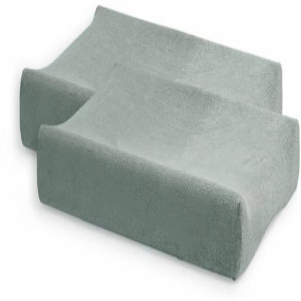 Powder Green Sponge skötunderläggsöverdrag - JOLLEIN - 50 x 70 cm - 100% bomull