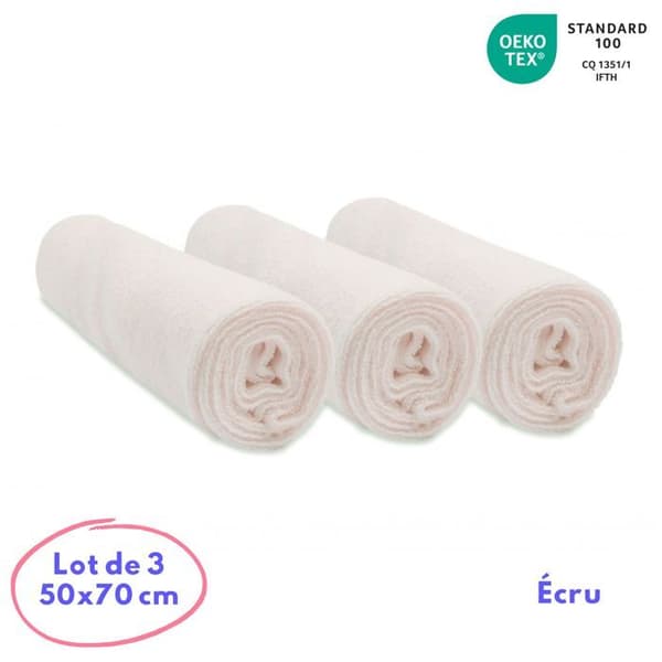Set med 3 överdrag för Bytmadrass 50x70 Bambu
